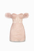 Low-Rise Shoulder Straps Mini Dress